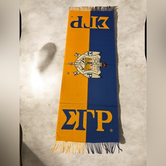 Sigma Gamma Rho 1922 Long Greek Scarf w/ Fringes - Picture 3 of 7